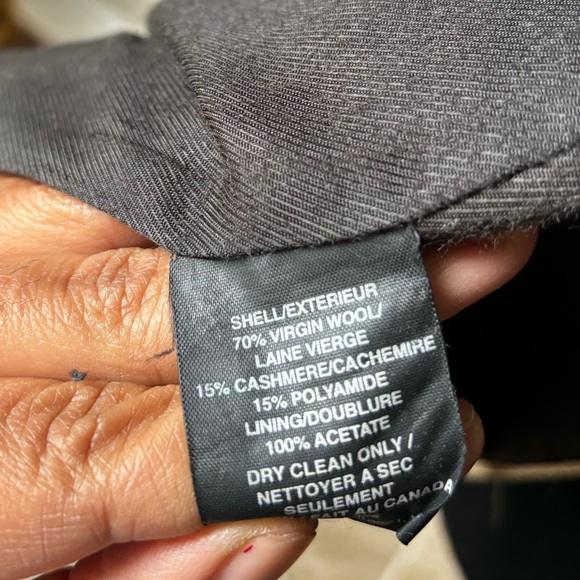 TALULA BABATON | black Wool-Cashmere Coat | size xxs - Picture 6 of 6